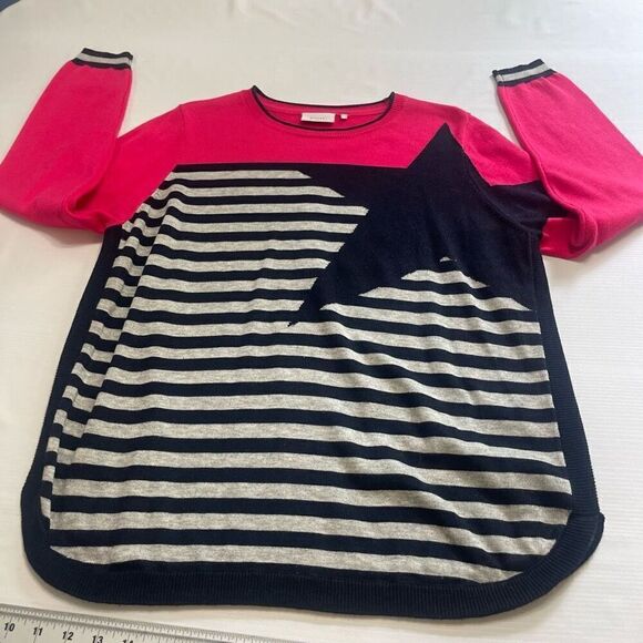 FOIL Star Pullover Stripe Sweater Size Large - Picture 7 of 11